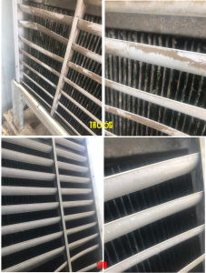 vệ sinh tháp lọc-không gian kín